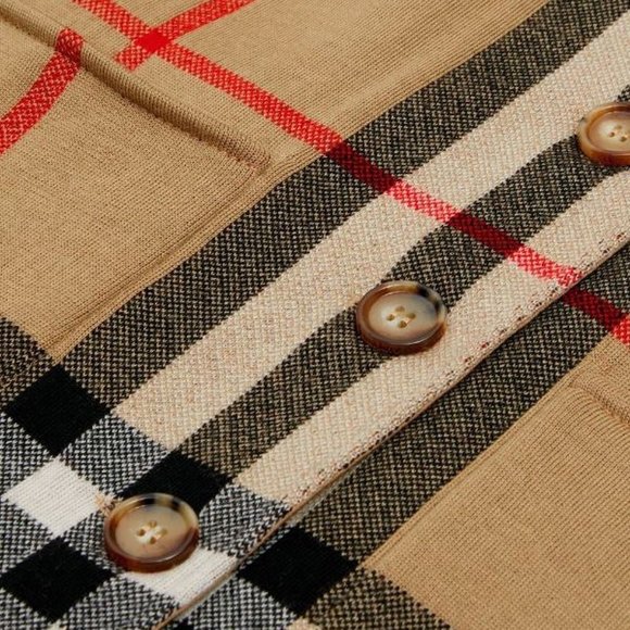 Burberry Kids reversible wool cape Medium - Picture 5 of 9